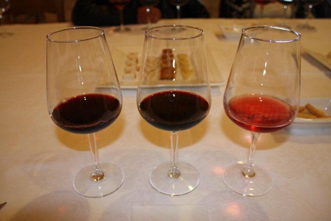 Los tres vinos de la cata de Bodegas Luis Pérez: Garum, Samaruco y Rosado Marismilla
