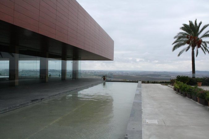 Vistas de Jerez de la Frontera desde el edificio nuevo de las Bodegas Luis Perez